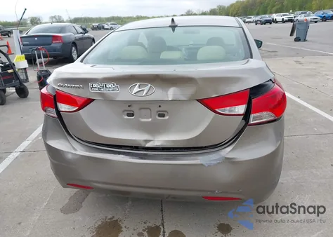 2013 Hyundai Elantra Gls from USA, damaged, VIN 5NPDH4AE0DH238595